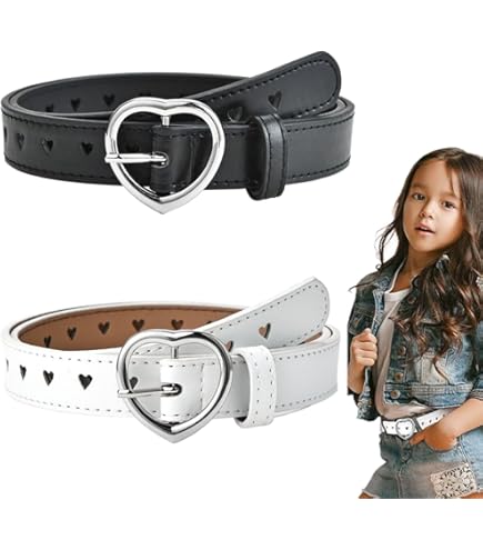 LEEQ 3 Pièces Ceinture élastique Pour Filles – Ceinture élastique