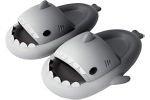 OEAK Chanclas Tiburon Hombre Mujer Sharky Chanclas Mujer Verano Casa Comodas Chanclas Playa Mujer Antideslizantes Zapatillas Tiburon Piscina Ducha Originales Divertidas