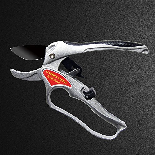 Gartenschere Ratchet Secateurs Primus Qualität Blades Landwirtschaftliche Heavy Duty Ergonomische Garten Hand Pruners Baumscheren - 8