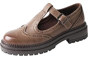 TMA EYES Klassische Bequeme Loafer für Damen, formelle Schuhe， Mary Jane Flache Schuhe