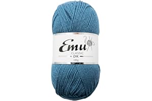 Emu Classic DK Acrylic Yarn 100g Ball 282m, Airforce - 136