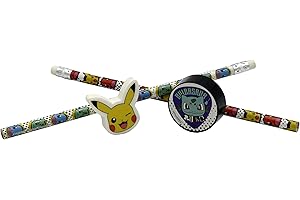 CYPBRANDS Unisex Kinder Stationery Pokémon Schreibwaren-Set, Bunt, Estándar