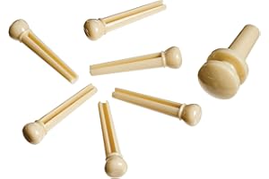 Planet Waves Wtryskiwany formowany mostek z trzpieniem końcowym zestaw 7 sztuk kości słoniowej