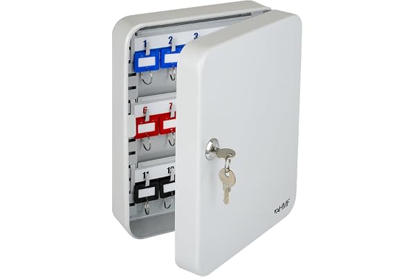 HMF 12515-07 Låsbart nyckelskåp litet | 15 krokar