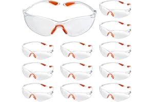 TMBMLPP Clear Safety Glasses,Eye Protection Glasses, Work Glasses Safety, Lab Goggles, Protective Glasses, Eye Protection, Safety Glasses,for Work, Construction, Laboratory,Anti Dust,Chemistry