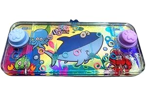 MAKIO Mini Water Games for Girls Boys Travel Aguaplay Water Geme, Aqua Play (Shark)