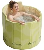 Baignoire à Glace pour Athlètes, KISKVV 85 x 75cm 378L Bain de Glace Pliable, Baignoire de Récupération Froide Gonflable, Bain Froid Ice Bath Tub pour Adultes Fitness Baignoire à Glace pour Athlètes, KISKVV 85 x 75cm 378L Bain de Glace Pliable, Baignoire de Récupération Froide Gonflable, Bain Froid Ice Bath Tub pour Adultes Fitness
