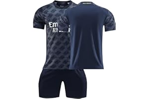 PANGKII R. Madrid Football Kits for Kids, 23/24 Tracksuit for Kids and Adults ，R. Madrid Home Away Soccer Jersey Boys' Football Training Shirts Men's Activewear Soccer Kit