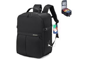 SPAHER Plecak podróżny kabiny samolotu 40 x 20 x 30 cm Wizzair Vueling Plecak na laptopa 15,6 Mężczyzna Duży plecak antykradzieżowy Kobieta Wodoodporny Bagaż podręczny Easyjet Plecak szkolny 25L