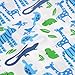Zippy Muslin Squares in Stylish Blues (3 Pack)