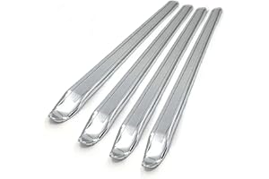 ASelected 4 Pièces Démonte Pneu Manuel, 30cm Demonte Rneu Moto/Voiture en Acier Au Manganèse,Outils de Réparation Levier Demonte Pneu Vélo Voiture Moto (Argent)