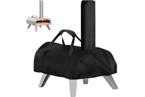 TOURKING Pizza Oven Cover for BIG HORN, Portable Protective Carry Cover Waterproof Pizza Oven Covers with Chimney Outdoor Pizza Oven Accessories
