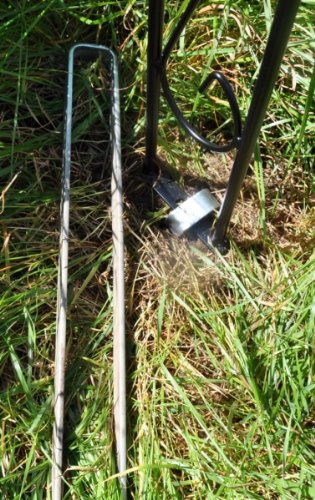 Stabiler Rosenbogen 10mm Massiveisen! B: 160cm Schwarz aus Metall - 5