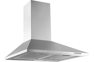 ‎PKM KH-60KH-S Edelstahl Kaminabzugshaube Dunstabzugshaube 60cm Wandesse