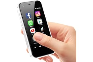 ZOKOE mini handy,kinder Smartphone, 3G Android 9.0 Dual SIM Quad Core 2GB RAM 16GB ROM 5.0MP,handy ohne vertrag(Weiß)