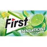 First Sensations Misket Limonu ve Nane Aromalı Şekersiz Sakız 27g - 12 Adet