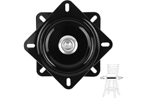 BLNRIAM Cuscinetto rotante quadrato, piastra rotante, cuscinetto piatto rotante, utilizzato per fare sgabelli rotanti, tavoli, librerie