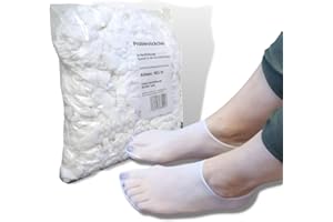 Bentini Probiersocken | Probierstrümpfe | Unisex | Onesize | 500 Stück | 20 den/ 22 dtex | weiß