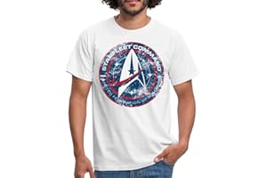 Spreadshirt Star Trek Discovery Starfleet Command Insignia Men's T-Shirt