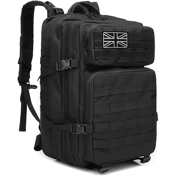 Kombat UK Small Molle Assault Pack 28 Litre (Black) NA BLACK