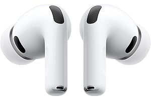 Apple AirPods Pro 3 Bezprzewodowe słuchawki, aktywna redukcja hałasu, pomiary tętna, funkcja aparatu słuchowego, Bluetooth, dźwięk przestrzenny, Hi-Fi, ładowanie przez USB-C