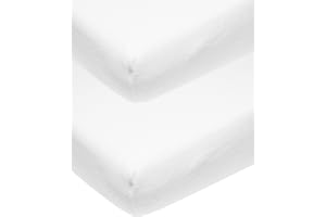 Meyco lakan med resår Molton Stretch 2-pack 50x90cm madrasskydd | 80 % bomull - Oeko Tex-certifierad - extra elastisk - Sängunderlägg - andningsaktiv och fuktabsorberande