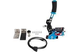 ‎BRUCE & SHARK Bruce & Shark USB Handbremse Handbrake with Fixed Base für Racing Games Wheel Stand G29 für PS4/PS5 & G29 & 64-bit PC Logitech Blau [video game]