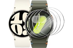 CAVN Glas Kompatibel mit Samsung Galaxy Watch 7/6/5/4/FE 40mm Schutzfolie [4-Stück], Wasserdichtes Schutz Displayschutzfolie Anti-Kratzen Displayschutz für Galaxy Watch 4/5/ 6/7/FE (40mm)