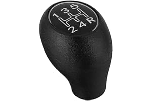 Juttzzei Pommeau de Vitesse Peugeot, Pommeau Levier de Vitesse 5 Vitesses pour Peugeot 205 504 505 309 GTI CTI Levier de Vitesse de Voiture, Peugeot 205 Pommeau de Vitesse en ABS-Kunststoff - Argent