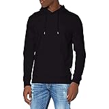 JACK & JONES Felpa Basic in Cotone con Cappuccio e Tasca Centrale