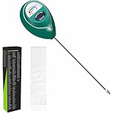 XLUX Plant Moisture Meter, Soil Hygrometer, Flower Irrigation Monitor, for Indoor and Outdoor Plants, No Batteries Needed