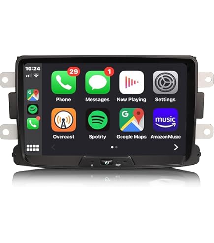 Radio Android 13 Para Renault Dacia Duster/Sandero 2010-2015 - Pantalla 8" Táctil, CarPlay/Android Auto Inalámbrico, GPS, Cámara Trasera