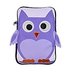 caseable Fire Tablet Sleeve Cover, Purple Owl