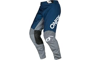 O'NEAL | Maglia Motocross Manica Lunga | MX MTB | Materiale Leggero, Taglio Ergonomico Slim Fit per Una vestibilità Perfetta | Mayhem Jersey Scarz V.24 | Adulto | Nero Blu | Taglia XXL