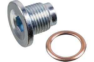 ‎FEBI BILSTEIN Febi Ölablassschraube + Dichtring M16 x 1,5 20mm Innensechskant Stahl | 183816