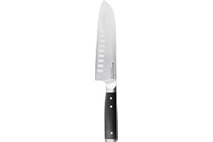 KitchenAid Gourmet 18cm / 7 Inch Santoku Kitchen Knife, Sharp High-Carbon Japanese Steel