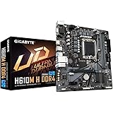 GIGABYTE H610M H DDR4 (Socket 1700/B660/DDR4/S-ATA 600/Micro ATX) Carte mère Noir