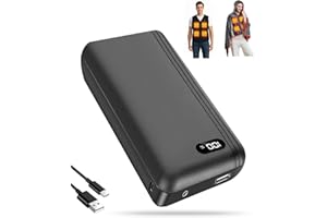 Zumhigh 2025 Heated Coat Women,9 Zones 3 Temp Heated Coat,Adjustable Heated Gilet Size M with 5V/7.4V 20000mAh Power BankGift for Christmas