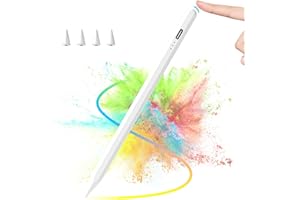 JESWO Stylus Pen for iPad 2018-2022, Apple iPad Pencil with Palm Rejection/Tilt Sensitivity/Magnetic, Apple Pen Compatible iPad Pro 11/12.9'', iPad Air 3-5th, iPad 6-10th, iPad Mini 5-6th