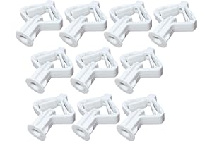 AERZETIX - C48532 - Juego de 10 - Tacos para placas de cartón yeso de expansión - Ø10x50mm - en nylon - fijación en panel de yeso