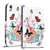 BUNTE KLAPPHÜLLE: Dieses stylische Booklet Case ist speziell für das Sony Xperia Z5 Premium gefertigt. Der Aufdruck der verschiedenen Motive ist widerstandsfähig und blättert nicht ab.