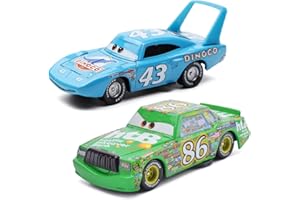 URacon McQueen Giocattolo Cars,2pcs McQueen Cars Macchinine Giocattolo per Bambini Giocattolo Macchinine Modello Giocattolo in Lega Decorazioni Regalo educativi per Bambini 3 Anni e Più