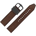 Fossil watch strap, 22 mm, brown leather watch strap set FS-4656.