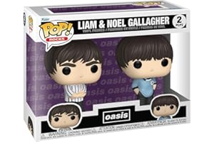 Funko Pop! Rocks: Oasis – Liam & Noel Gallagher 2 Pack - Collectable Vinyl Figure - Gift Idea - Official Merchandise - Toys for Kids & Adults - Music Fans - Model Figure for Collectors and Display