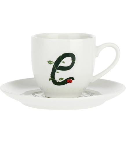 Lettera P in Porcellana Brandani - Articolo da Regalo, Home Design