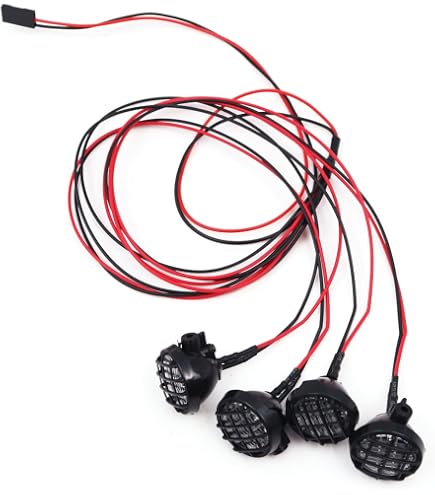 EMSea 1 Juego de luz LED redonda RC con kit de cubierta compatible con