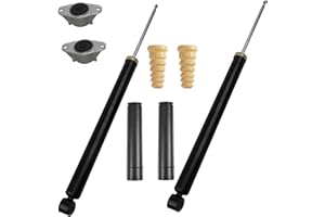 AUTO-GH 2x Stoßdämpfer 2x Domlager 2x Schutzsatz Hinterachse für Ford C-Max DM2 für C-Max II DXA/CB7 DXA/CEU für Focus II DA