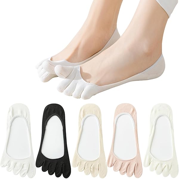 Calzini A 5 Dita Invisibili Per Donna - Traspiranti E Antiscivolo - Foto 9