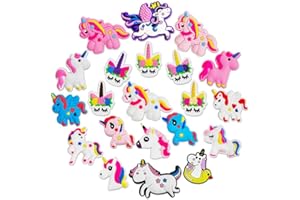 Lassuzie Bijoux de Chaussures, Charmes de Chaussures Dessin Animé en PVC Shoe Charms for Croc Shoes Breloque pour Crocs Chaussures, Cadeau de Fête