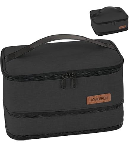 Sac Isotherme Umami 4L - Lunch Box Bureau, Repas Sur Le Pouce | Garde Au Chaud/Froid | Design Élégant Noir